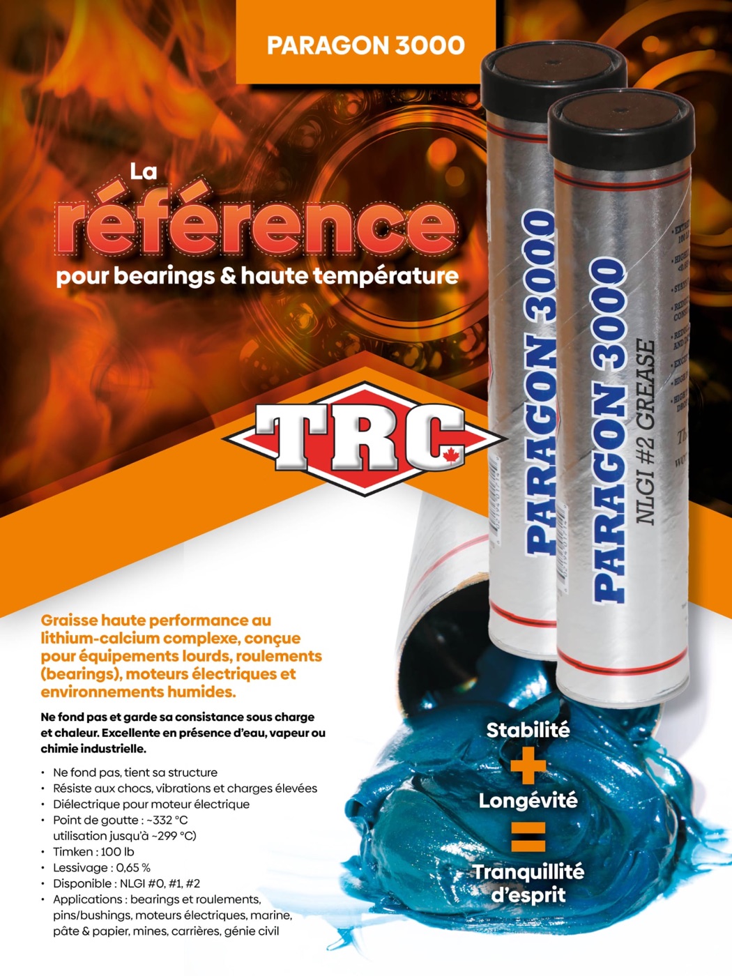 graisse-de-conversion-paragon-3000 TRC Paragon 3000 — la graisse bleue complexe calcium-lithium de TRC